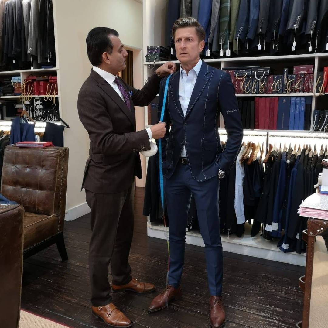Exclusive consultation process for bespoke tailoring at Apsley Tailors