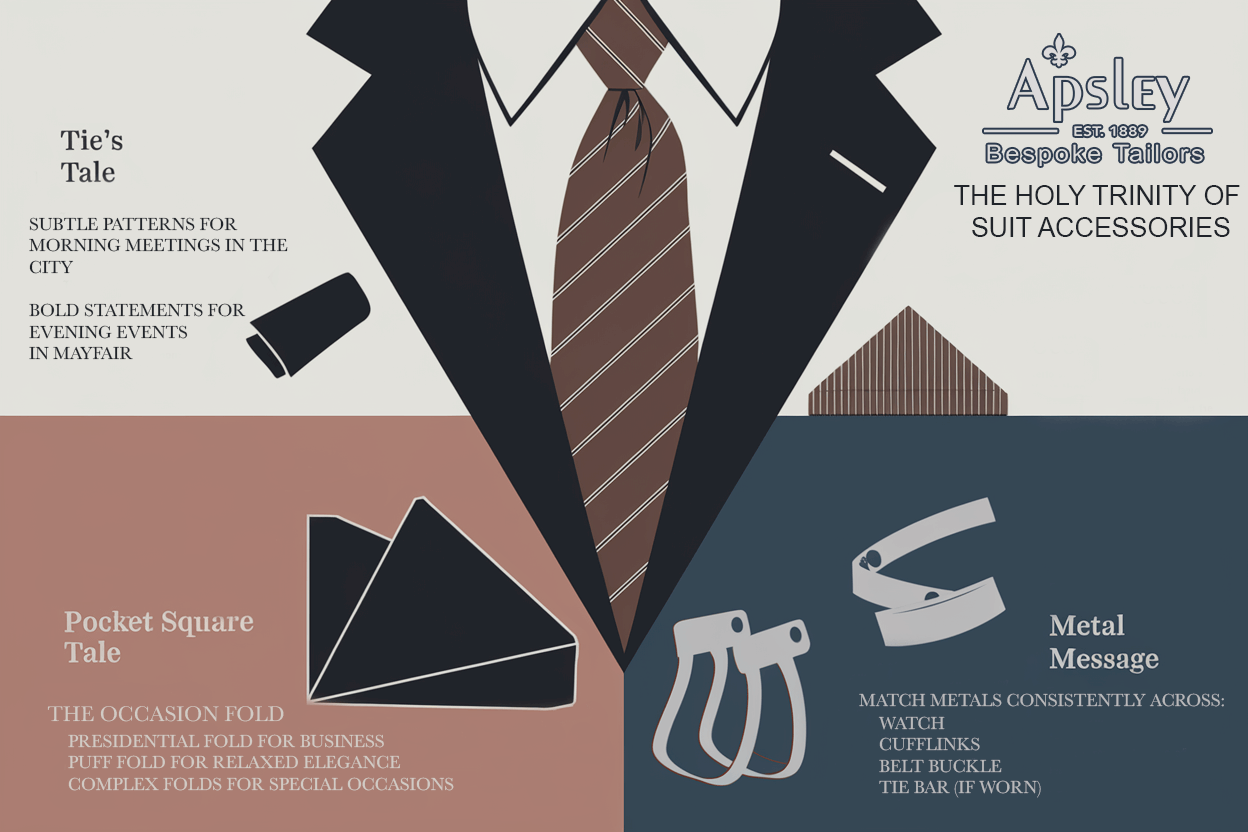 The Holy Trinity of Suit Accessories in London The Holy Trinity of Suit Accessories in London