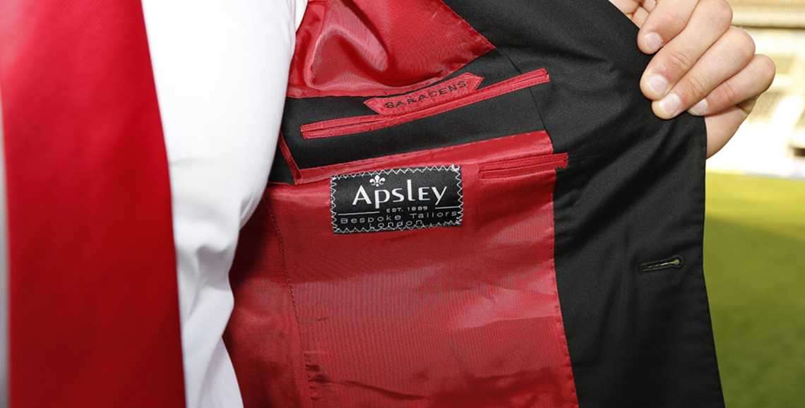 The official Saracens bespoke club suit
