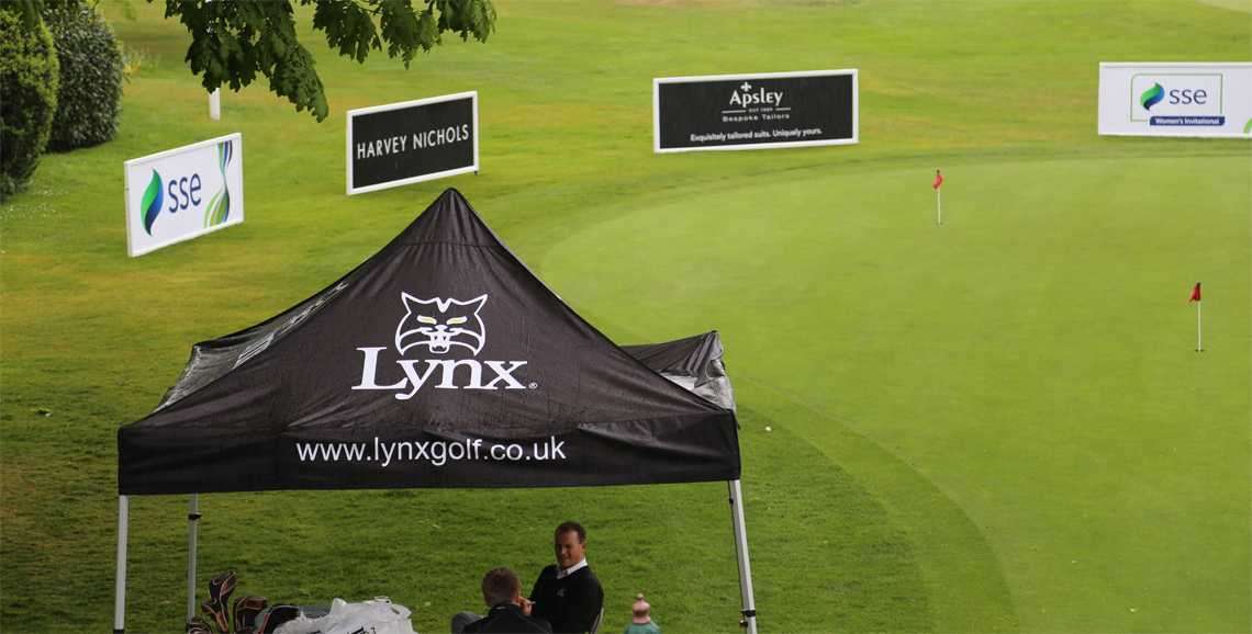 Event mixing golf with business