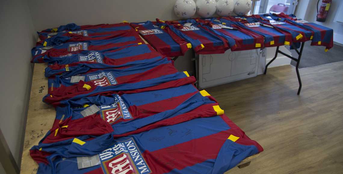 Apsley Tailors was dressing the Crystal Palace FC team for their biggest match
