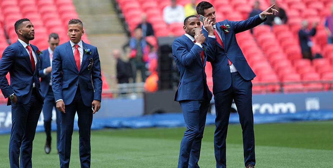 The players all looked great in their bespoke Apsley suits and shirts