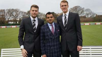 Master Tailor Arshad with  Fulham Team Member