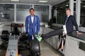 Master Tailor Arshad with Sahara Force India 2016