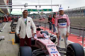 Team of Sahara Force India  achieve the best look 