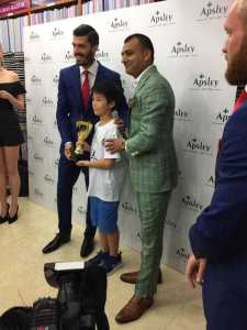 Footballers of the Future Awards at a special reception
