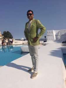 Master Tailor Arshad  at Monaco Fashion Show 2017