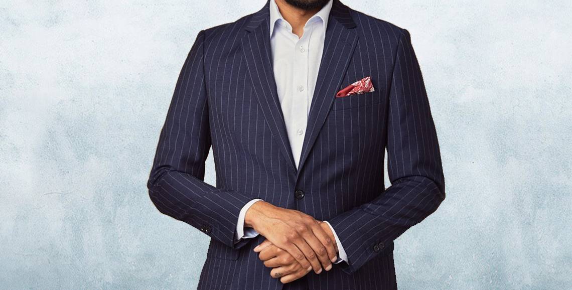 Pinstripe suit is coming back at Apsley Tailors